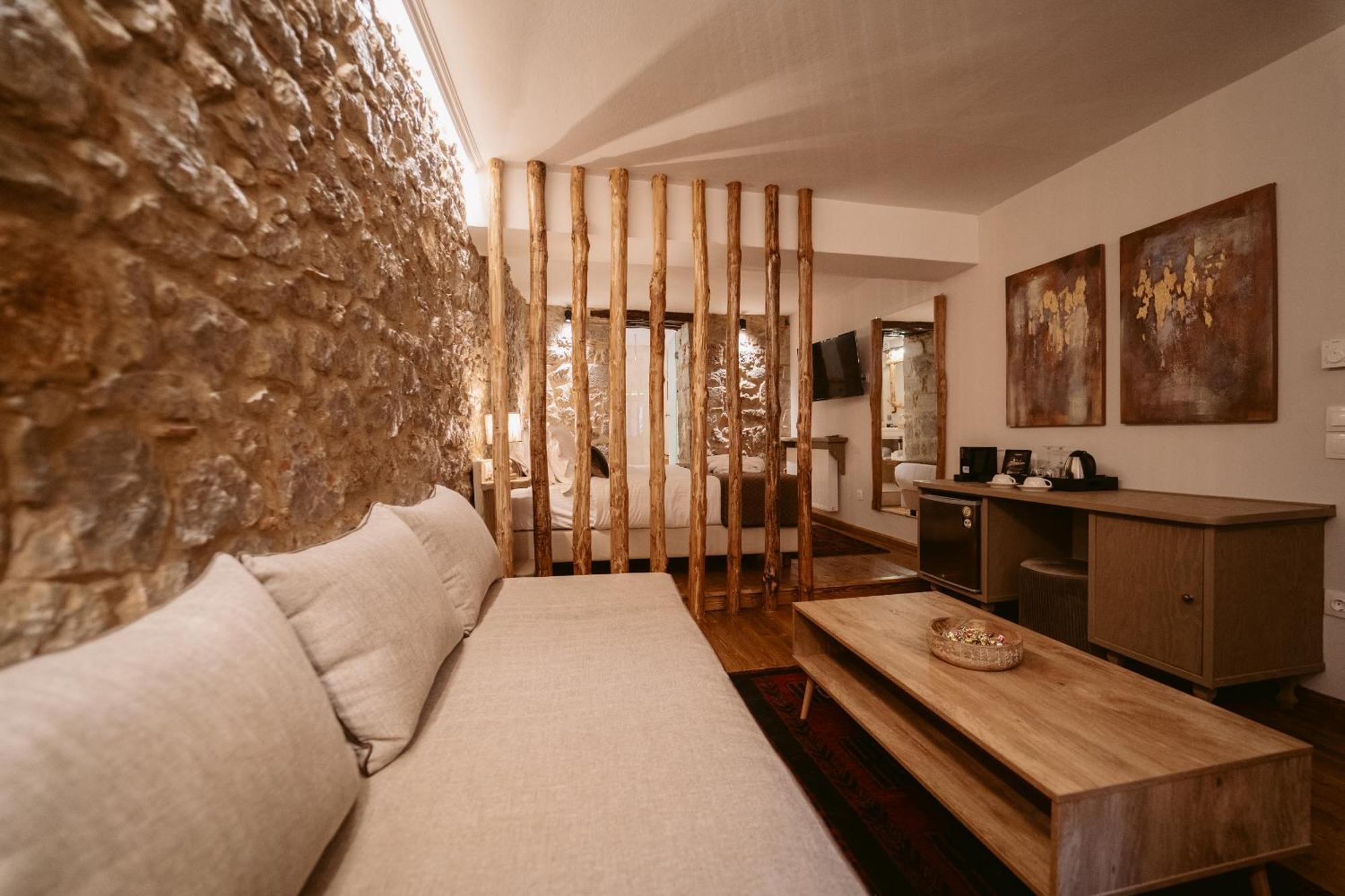 Afanos Guesthouse Arachova Ruang foto
