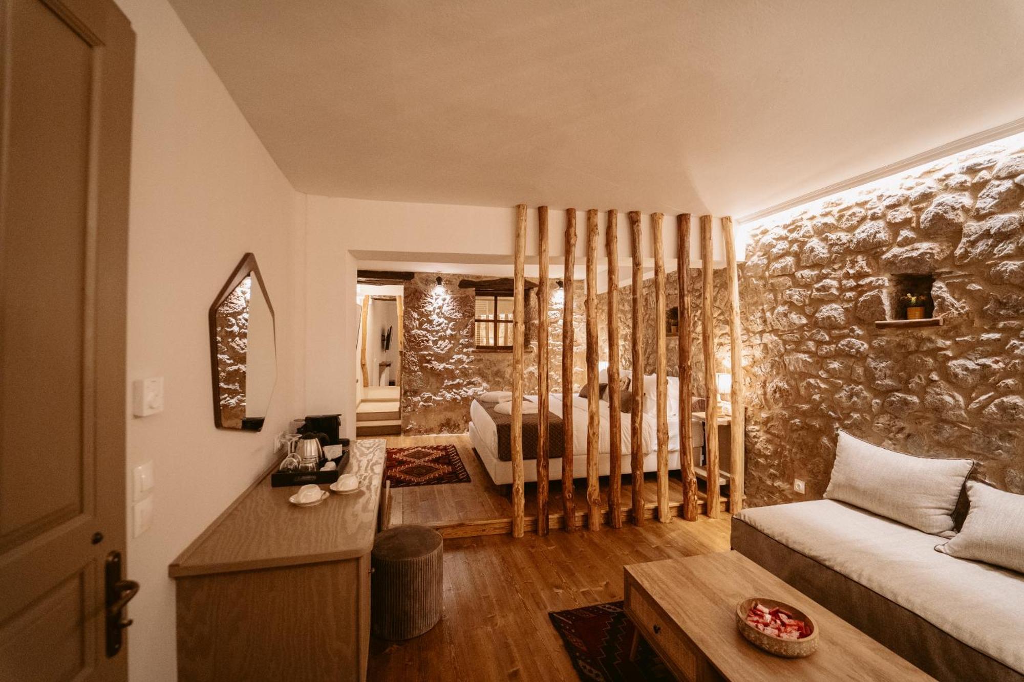 Afanos Guesthouse Arachova Ruang foto